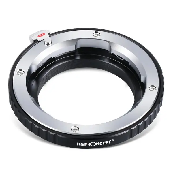 K&F Concept Adaptor Montura Leica M la MFT, Compatibil Panasonic Lumix si Olympus, Alama si Aluminiu, Focus Manual la Infinit