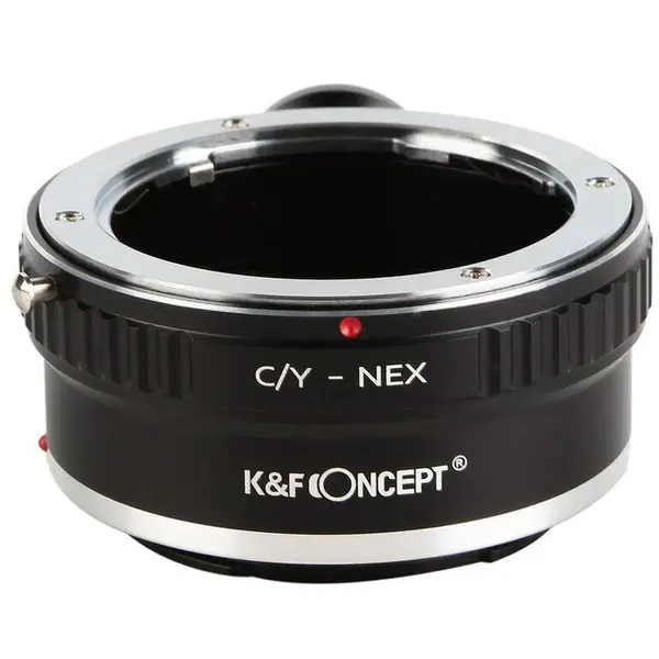 K&F Concept Adaptor monturaK&F Concept C/Y-NEX de la Contax Yashica la Sony E-Mount (NEX) cu adaptor pentru trepied KF06.259