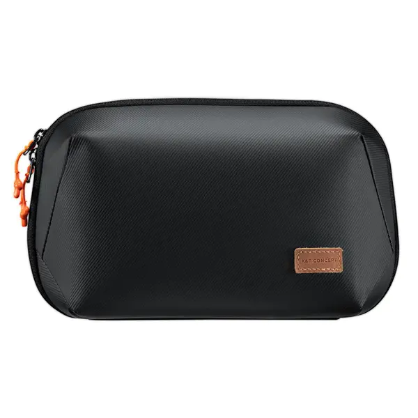 K&F Concept Alpha Sling 4L Geanta Depozitare Digitala, 23 Compartimente, Nailon Impermeabil, Deschidere 120 Grade, Greutate 250g