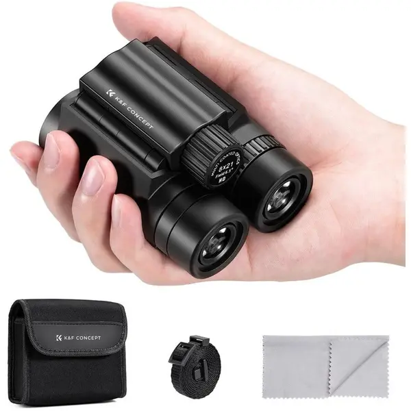 K&F Concept Binoclu 8x21 K&F Concept Pocket Compact Binocular KF33.069, Negru