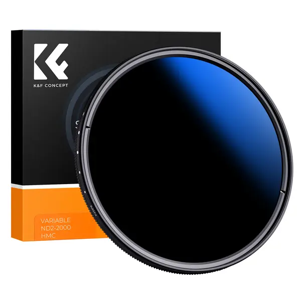 K&F Concept C Series Filtru ND Variabil 58mm, ND2-ND2000, Sticla Optica Japoneza, Multi-Strat, Rama Ultra-Subtire 7.4mm