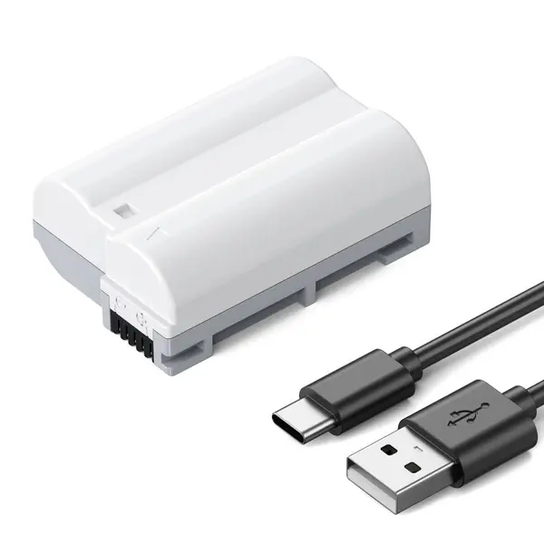 K&F Concept EN-EL15C Acumulator pentru Nikon, Capacitate 2600mAh, Incarcare Rapida Type-C, 7.2V 18.82Wh