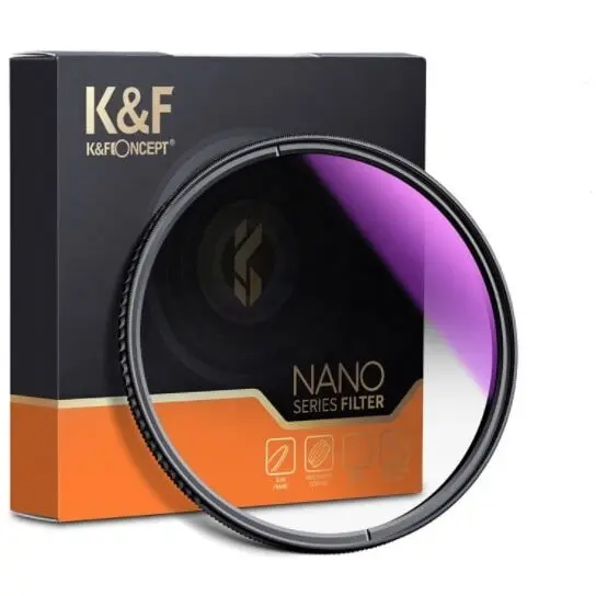 K&F Concept Filtru K&F Concept ND 0.9 (ND8) 58mm Gradient Ultra-Clear KF01.1541