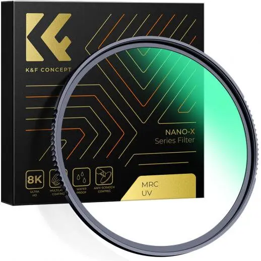 K&F Concept Filtru MCUV K&F Concept XU06 Nano-X B270 (Waterproof, Green Coated),112mm