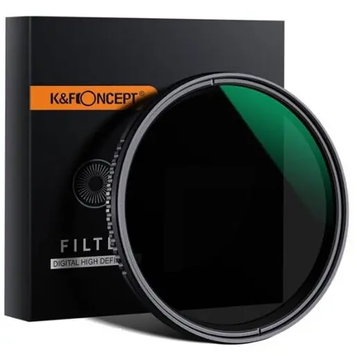 K&F Concept Filtru ND K&F Concept 52mm Variabil Fader NDX ND8-ND2000 GREEN COATED JAPAN OPTICS KF01.1354