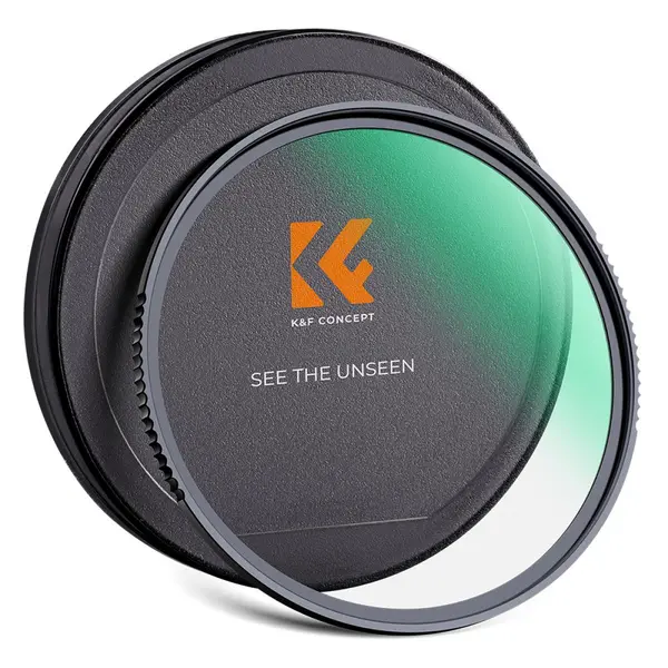 K&F Concept Filtru UV 49mm, Sticla Securizata, 28 Straturi Nano-Coating, Cadru Ultra-Subtire 3.3mm, Aluminiu