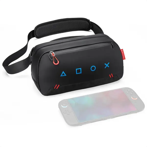 K&F Concept Geanta Sling Digitala, Pentru Console Portabile, Divizor W Reglabil, Captuseala Catifea, Impermeabila