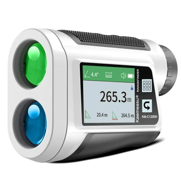 K&F Concept KM-C1200H Telemetru Laser Golf, Distanta 1200m, Zoom 6x, Ecran LCD, Rezistent la Apa IP54, Reincarcabil