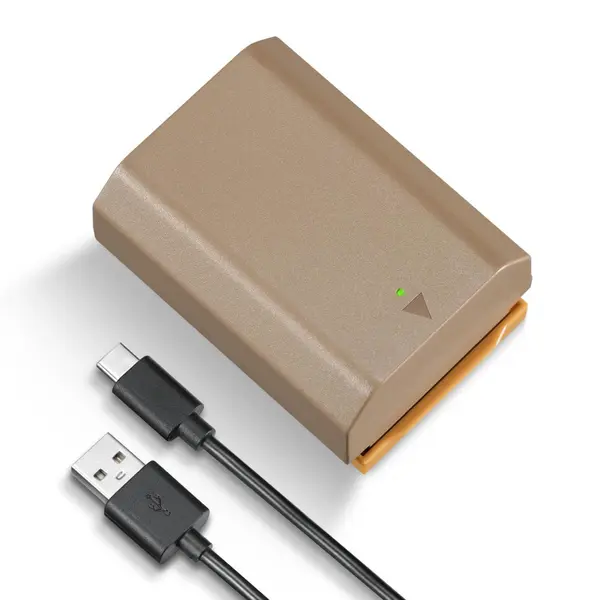 K&F Concept NP-FZ100 Baterie Camera, 2280mAh, Incarcare Type C, Compatibila Sony, Indicator LED