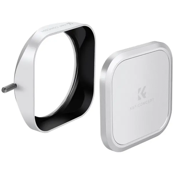 K&F Concept Parasolar si Capac Obiectiv Fujifilm X100, Aluminiu, Forma Patrata, Compatibil X100F/X100S/X100T/X100V/X100VI