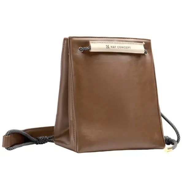 K&F Concept Sling Bag UrbanWander 5L, Maro, Piele Impermeabila, Captuseala Fleece, Inchidere Magnetica