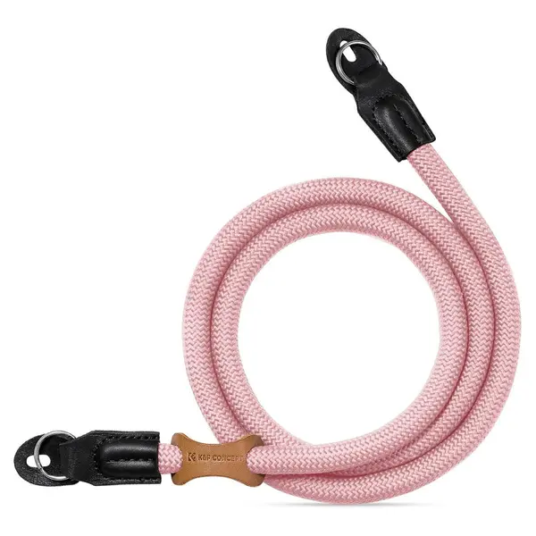 K&F Concept Urban Wander 05 Pink Curea Foto Umar, Nailon Rezistent, Detalii Piele Naturala, Inele Otel Inoxidabil