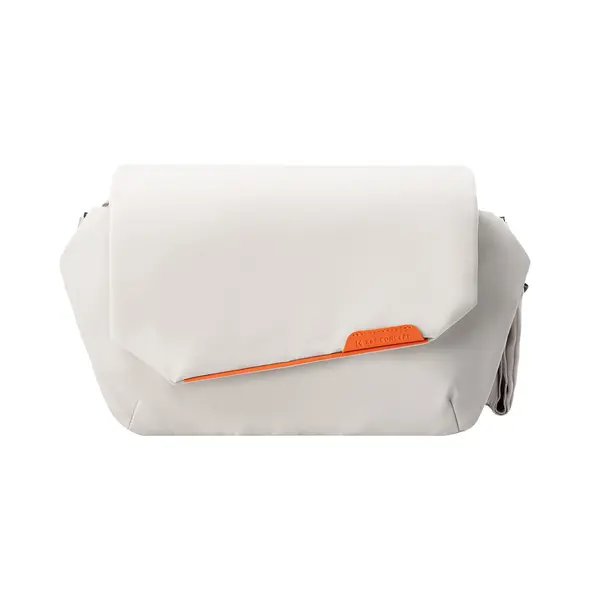 K&F Concept Urban Wander 14 Geanta Sling 10L, Alba, Rezistenta la Apa, Compartimente Ajustabile, 0.81kg