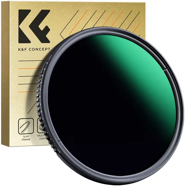 K&F Filtru 40.5mm Variable ND3-ND1000 ND Filter (1.5-10 Stops), Filtru obiectiv ND variabil