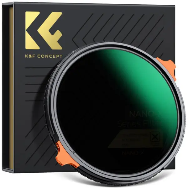 K&F Filtru Multifunctional 52mm ND2~32+CPL, Sticla Optica AGC, 28 Straturi Anti-reflexie, Rezistent la Apa, Tehnologie True