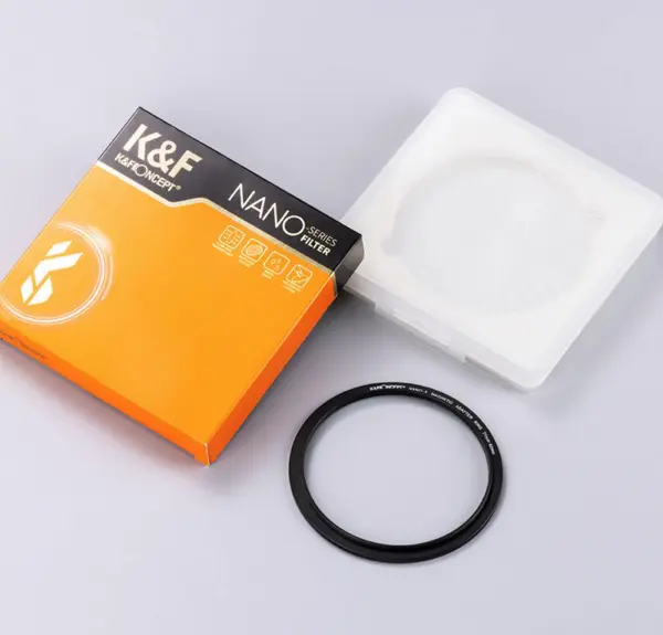 K&F Inel Adaptor Filtru Magnetic 62-82mm, Aluminiu Aviatic, Negru Mat, Grosime Rama 2.16mm