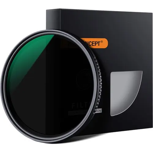 K&F MV36 Filtru ND Variabil 46mm, ND8-ND2000, Sticla Optica Japoneza, 24 Straturi Multi-coating, Waterproof, Anti-Zgariere