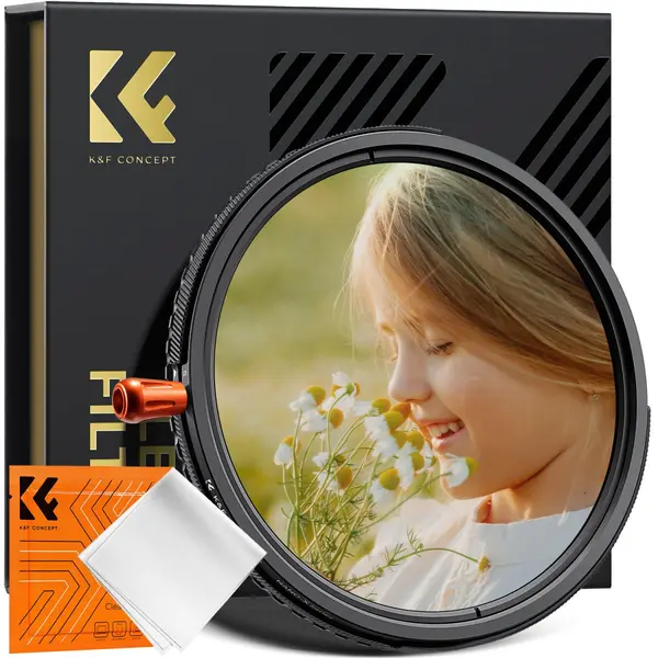 K&F Nano X Filtru 3 in 1, ND Variabil 2-32, Polarizare CPL, Black Mist 1/4, Diametru 67mm, 28 Straturi Multi-Cotate
