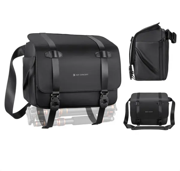 K&F Sling Bag 10L U10 Geanta Foto, Capacitate 10L, Divizoare Personalizabile, Buzunar Laptop 13 Inch, Spatiu Trepied