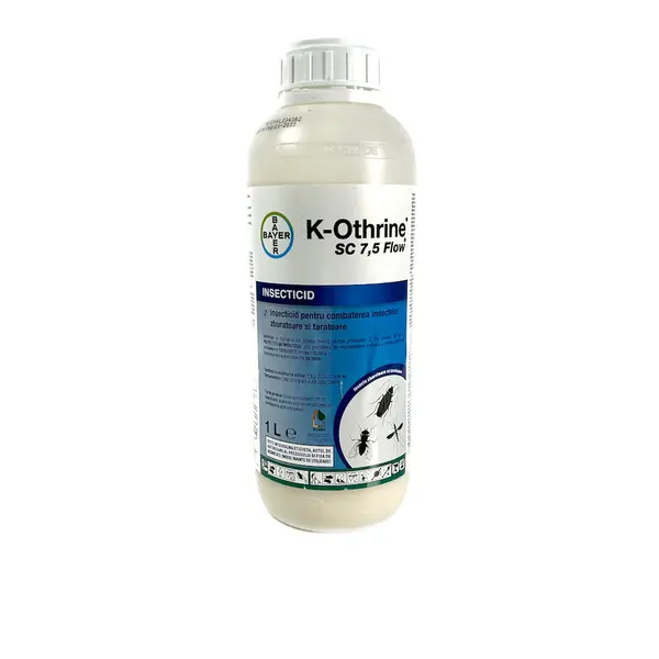 K-Othrine SC 7,5 Flow 1 L, insecticid contact/ ingestie, Bayer (muste, tantari, gandaci de bucatarie, plosnite, furnici, purici, cariul alimentelor, gandacul fainii, gandacul de tutun) - Default Title