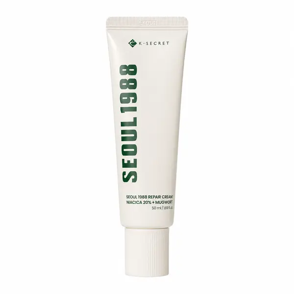 K-SECRET – Seoul 1988 Repair Cream: Niacica 20% + Mugwort, 50ml