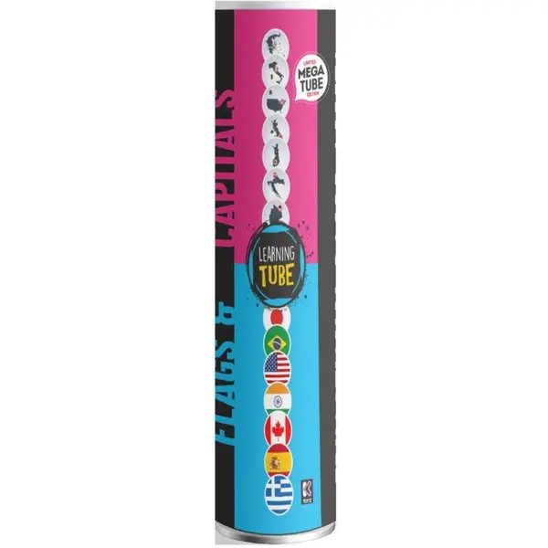 K-TOYZ Joc Learning Tube® - Steagurile & Capitalele Lumii