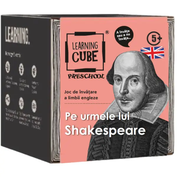 K-TOYZ Joc lingvistic Learning Cube® - Pe urmele lui Shakespeare