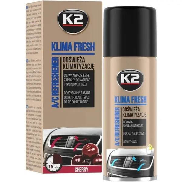 K2 Klima Fresh Spray Curatat Ac Cherry 150ML K222CH