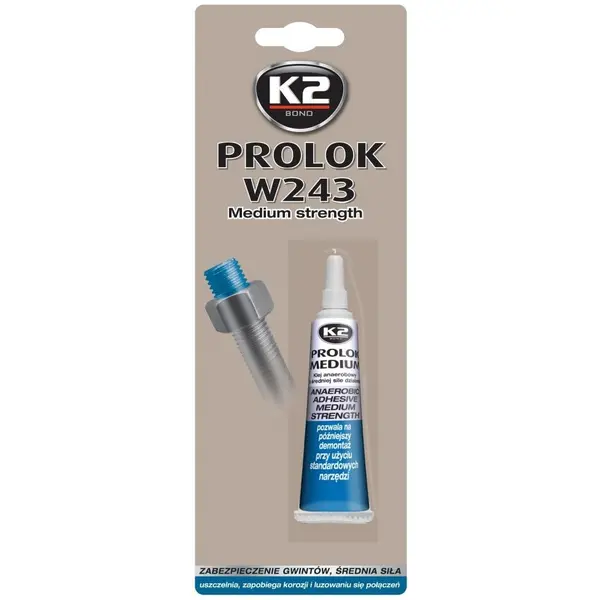 K2 Solutie Blocat Suruburi Albastru Prolock Medium 6ML B150