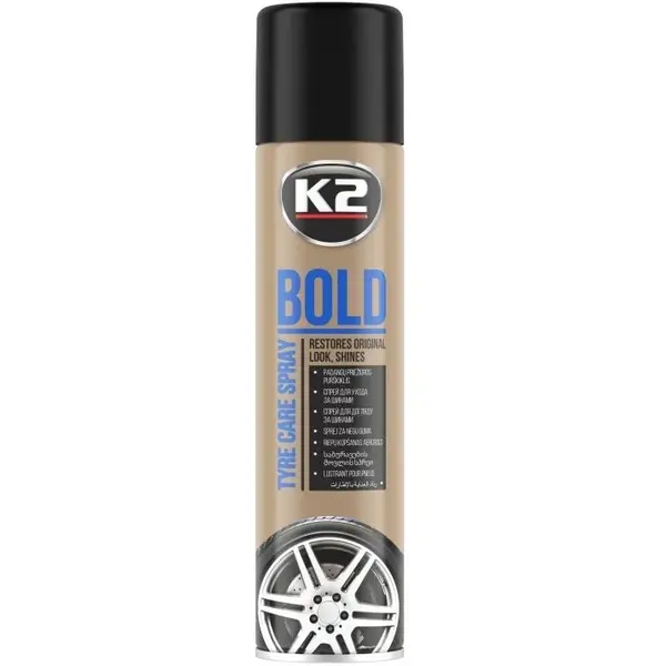 K2 Spray Curatat Si Lustruit Anvelope Bold 600ML K1561