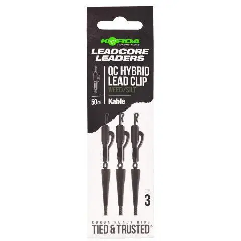 Kable QC Hybrid Lead Clip 50cm Weed