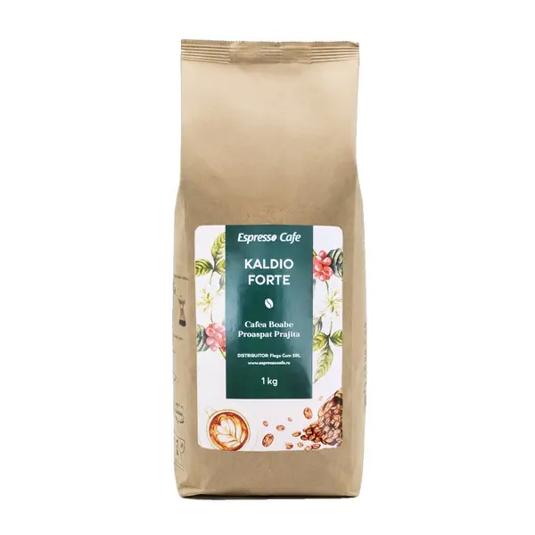 Kaldio Forte cafea boabe proaspat prajita 1kg