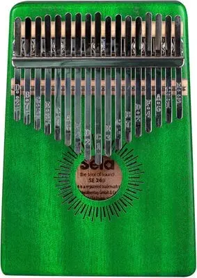 Kalimba Sela - 17 Mahogany, verde