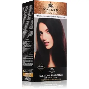 Kallos Glow Lasting Cream Colour Culoare permanenta pentru par