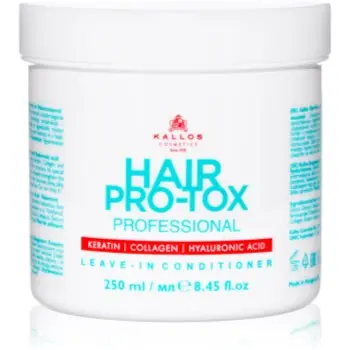 Kallos Hair Pro-Tox balsam (nu necesita clatire) pentru păr uscat și deteriorat