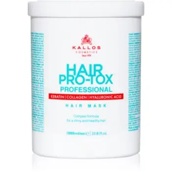 Kallos Hair Pro-Tox Masca pentru par deteriorat cu ulei de cocos, acid hialuronic si colagen