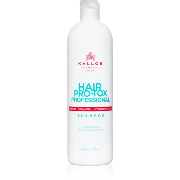 Kallos Hair Pro-Tox sampon cu keratina pentru păr uscat și deteriorat 500 ml