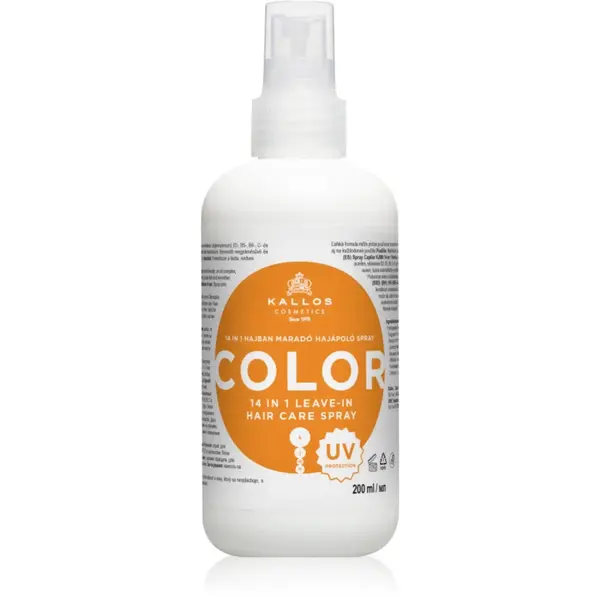 Kallos KJMN Color spray care nu necesita clatire cu SPF 200 ml
