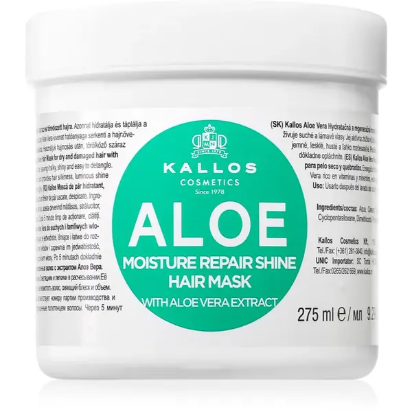 Kallos KJMN Professional Aloe masca hidratanta cu aloe vera 275 ml