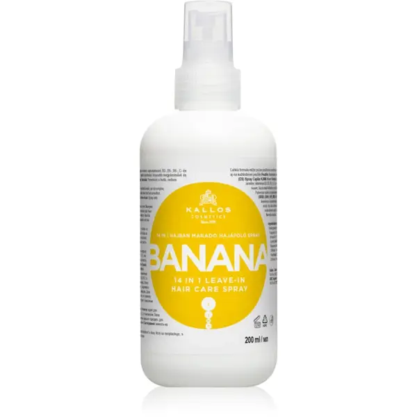 Kallos KJMN Professional Banana spray care nu necesita clatire pentru păr 200 ml