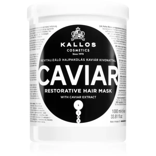 Kallos KJMN Professional Caviar masca regeneratoare cu caviar 1000 ml