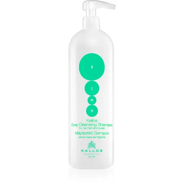Kallos KJMN Professional curatarea profunda a scalpului pentru par si scalp gras 1000 ml