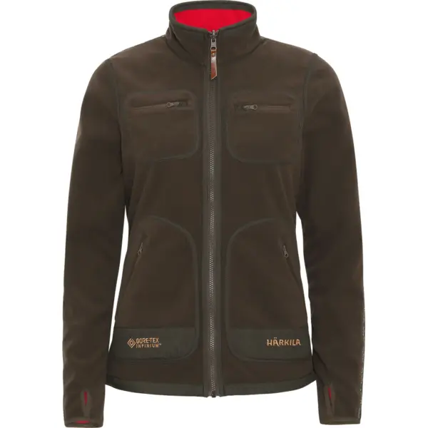 Kamko Fleece Women Brown/Red