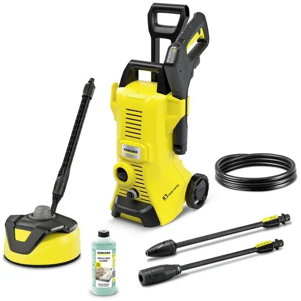 Karcher Aparat de spalat cu presiune Karcher K 3 Power Control Home T 5, 120 bari, 1600W, Negru/Galben