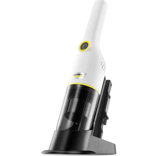 Karcher Aspirator de mana compact Karcher CVH 3 Plus, 1.198-350.0, 70 W, 2 Ah, Filtru HEPA 12, autonomie 20 min (max), statie de incarcare, Alb/Negru