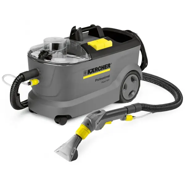 Karcher Aspirator profesional Karcher Puzzi 10/1, 1250 W, 10 L, Spalare, Gri/Galben