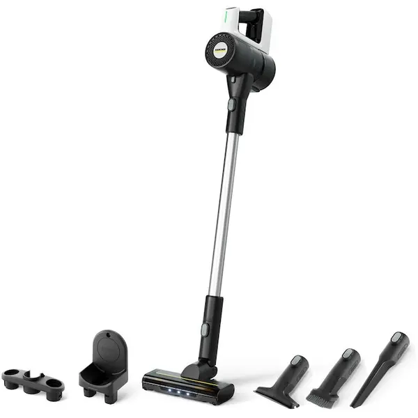 Karcher Aspirator vertical Karcher VCS 3 Nano Complete, putere 300 W, baterie lithium 50 min autonomie, filtru HEPA