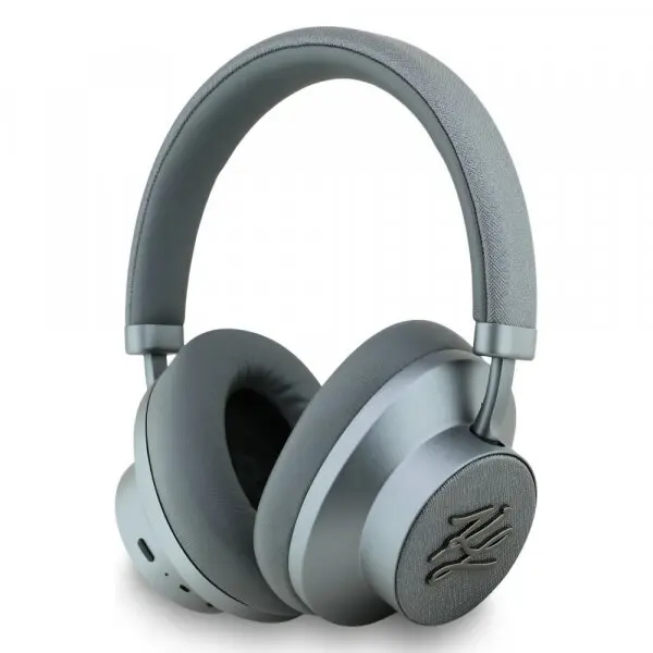 Karl Lagerfeld Casti Handsfree Bluetooth Karl Lagerfeld Grained Initials, A2DP, ANC, Gri