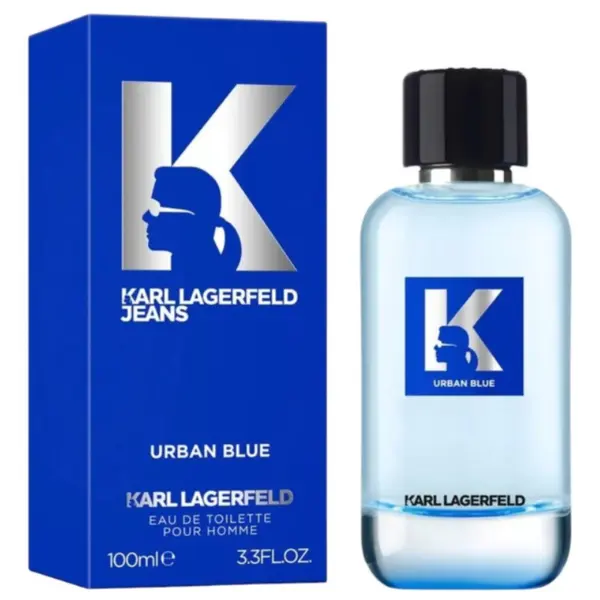 Karl Lagerfeld Jeans Urban Blue Apă de parfum pentru Bărbați EDP Volum 100 ml