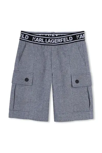 Karl Lagerfeld pantaloni scurți din bumbac pentru copii